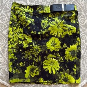 Michael Kors Green Mini Pencil Skirt Casual